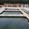 Bể lọc và bể chứa đang xây dựng